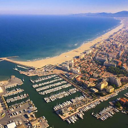 Studio Cozy En Bord De Plage Avec Vue Mer Et Wifi Canet-en-Roussillon Exterior foto