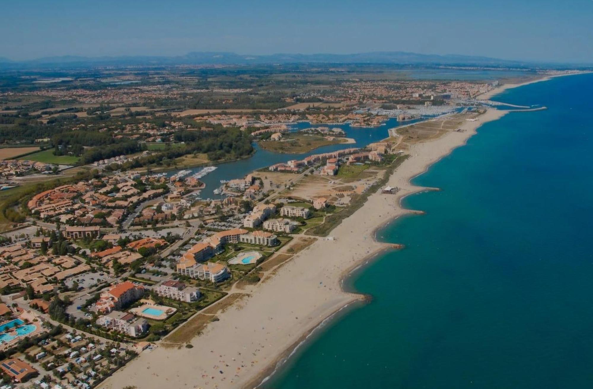 Studio Cozy En Bord De Plage Avec Vue Mer Et Wifi Canet-en-Roussillon Exterior foto