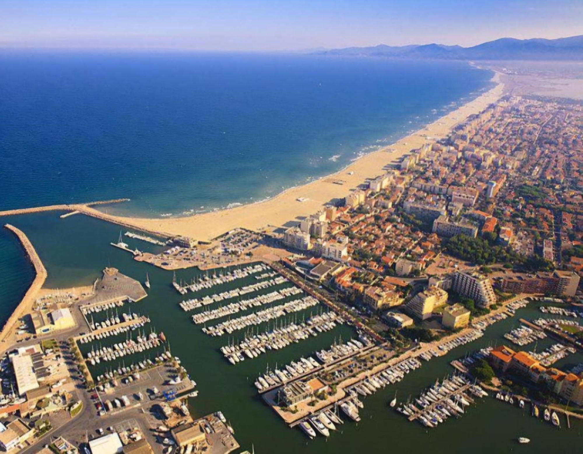 Studio Cozy En Bord De Plage Avec Vue Mer Et Wifi Canet-en-Roussillon Exterior foto