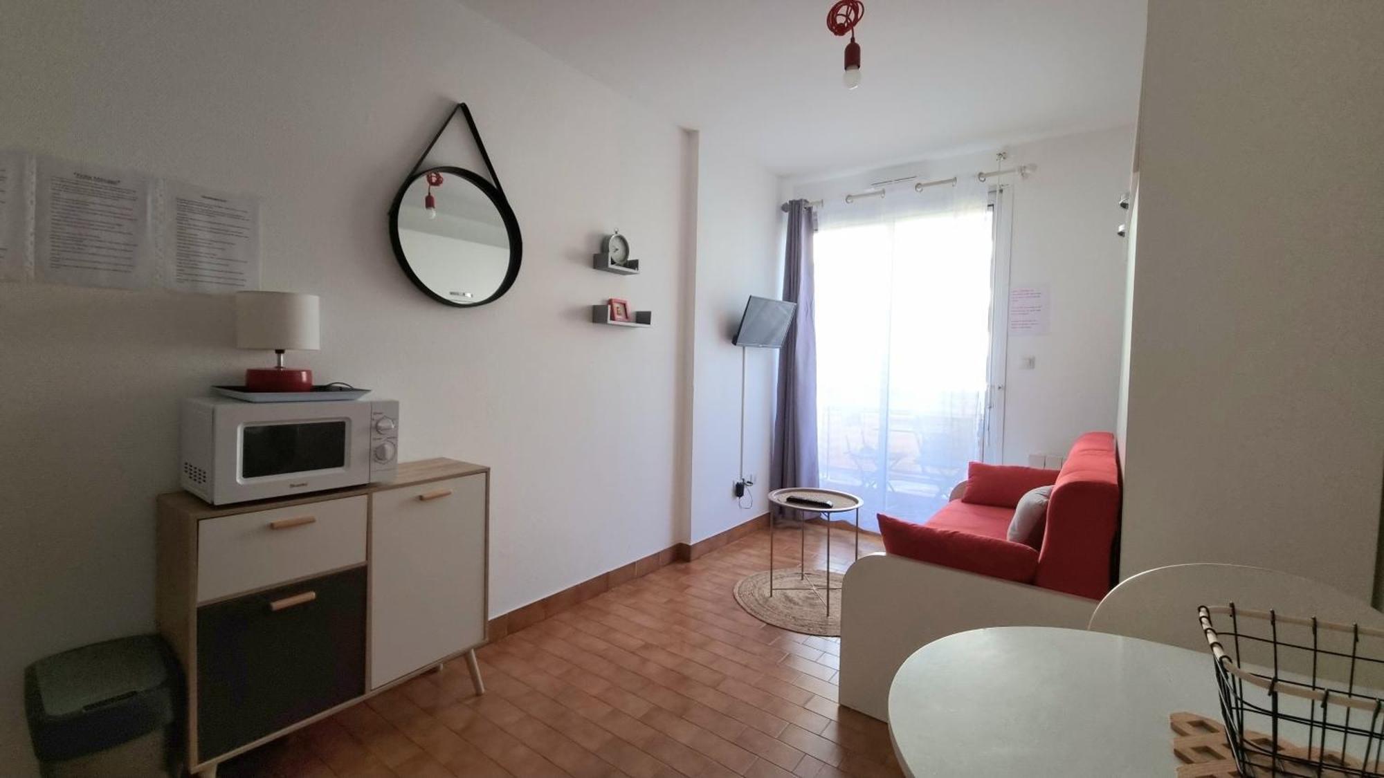 Studio Cozy En Bord De Plage Avec Vue Mer Et Wifi Canet-en-Roussillon Exterior foto